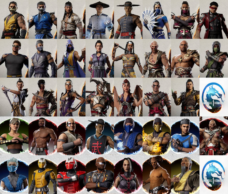 Mortal Kombat 1 Characters By MnstrFrc On DeviantArt mortal-kombat-1-characters-by-mnstrfrc-on-deviantart