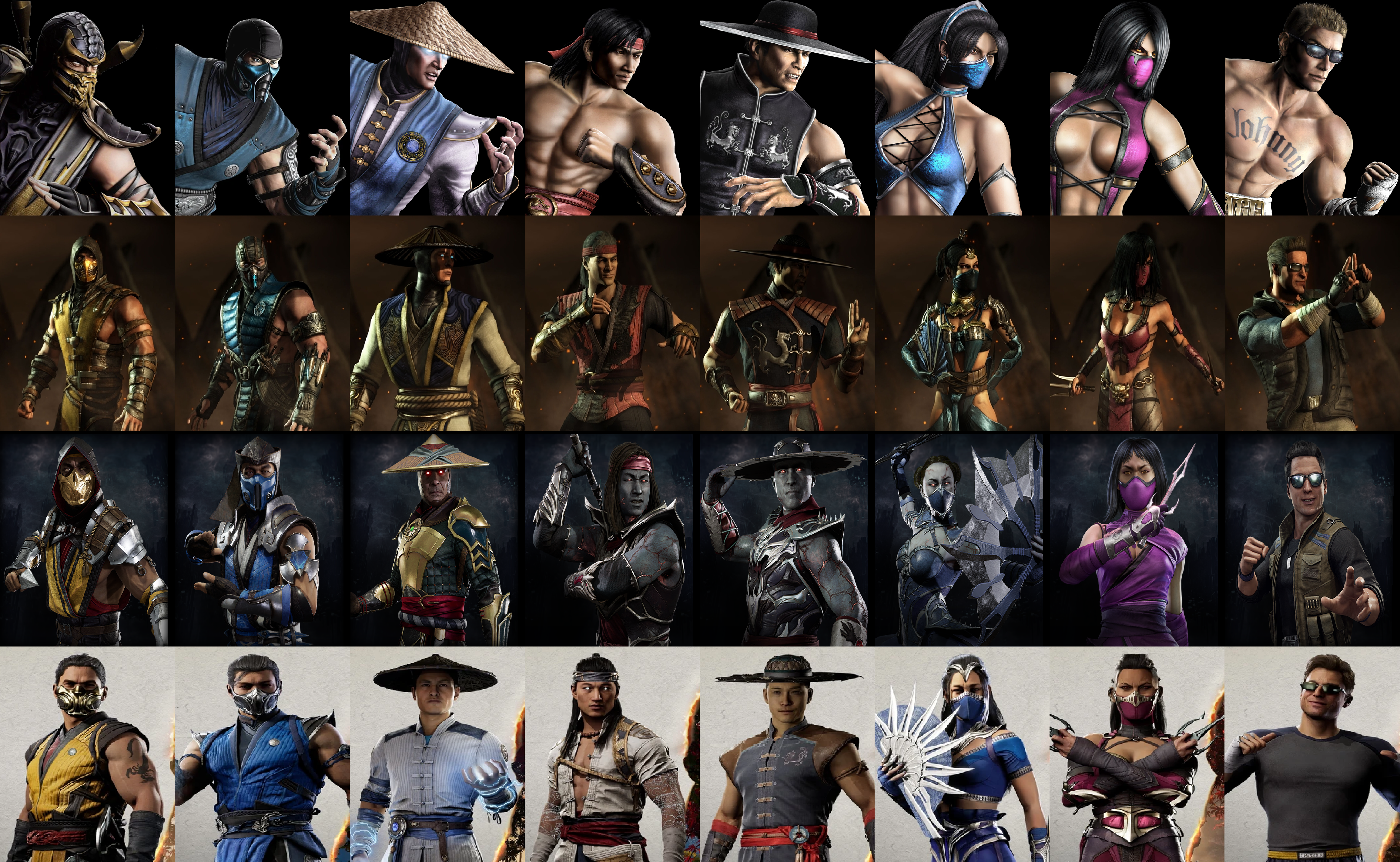 Mortal Kombat X Characters by MnstrFrc on DeviantArt