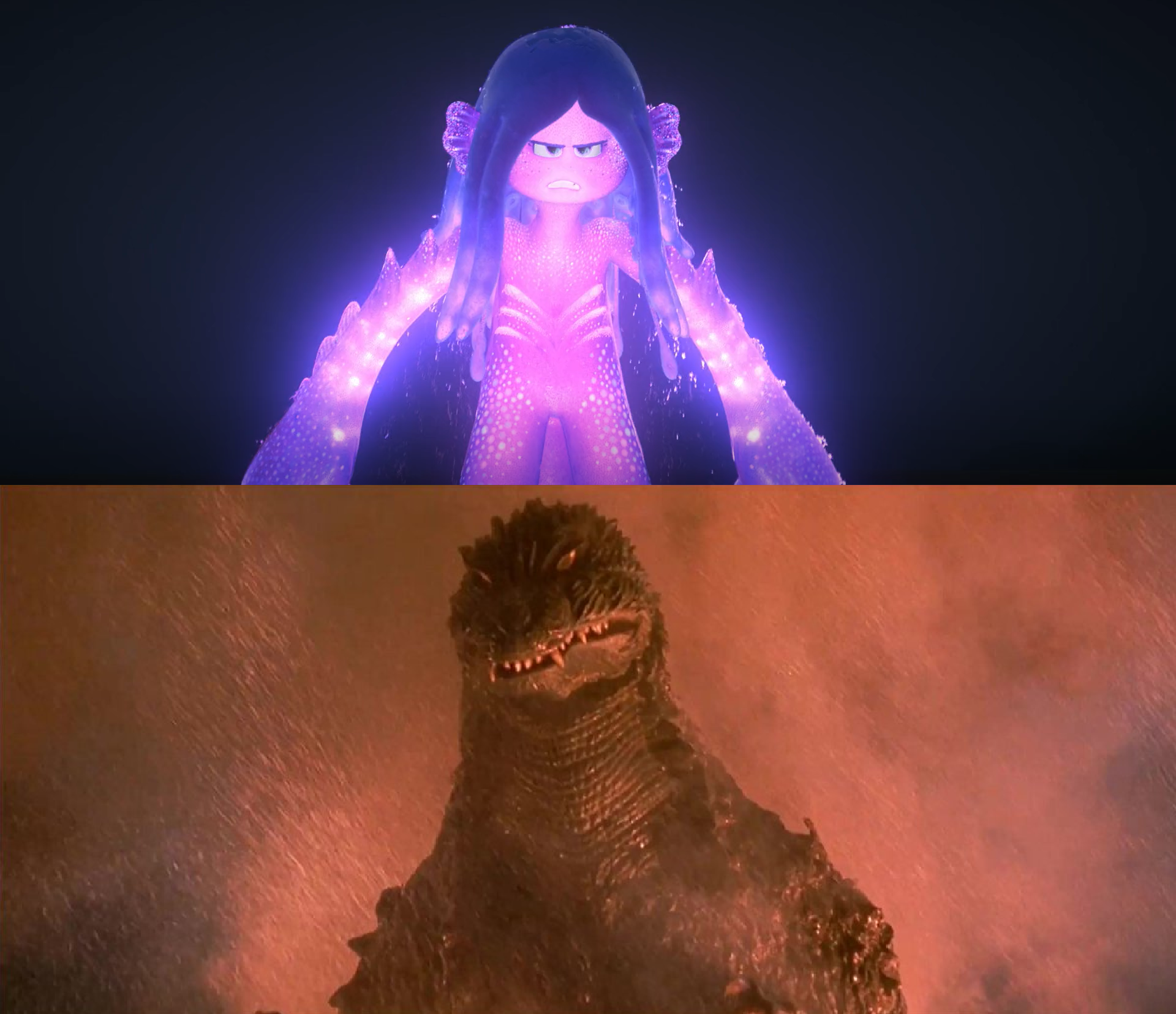 Ruby Gillman vs Godzilla 2002 by MnstrFrc on DeviantArt