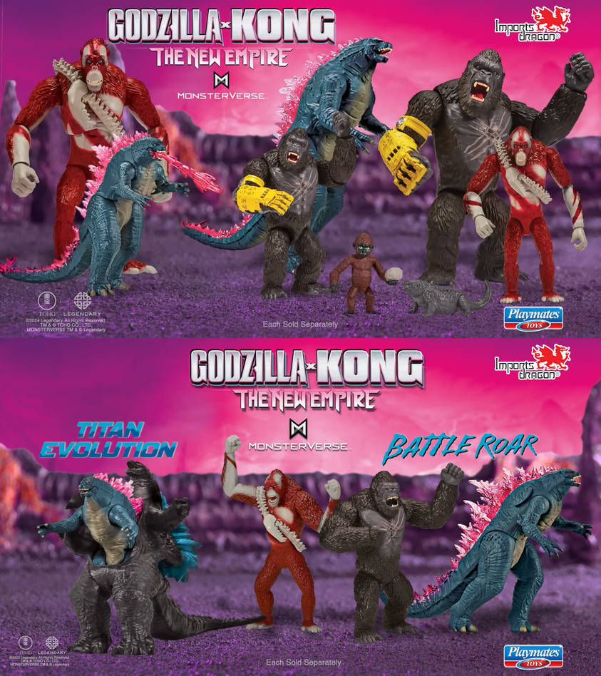 Godzilla x Kong: The New Empire Action Figures, Monsterverse, 30s TVC