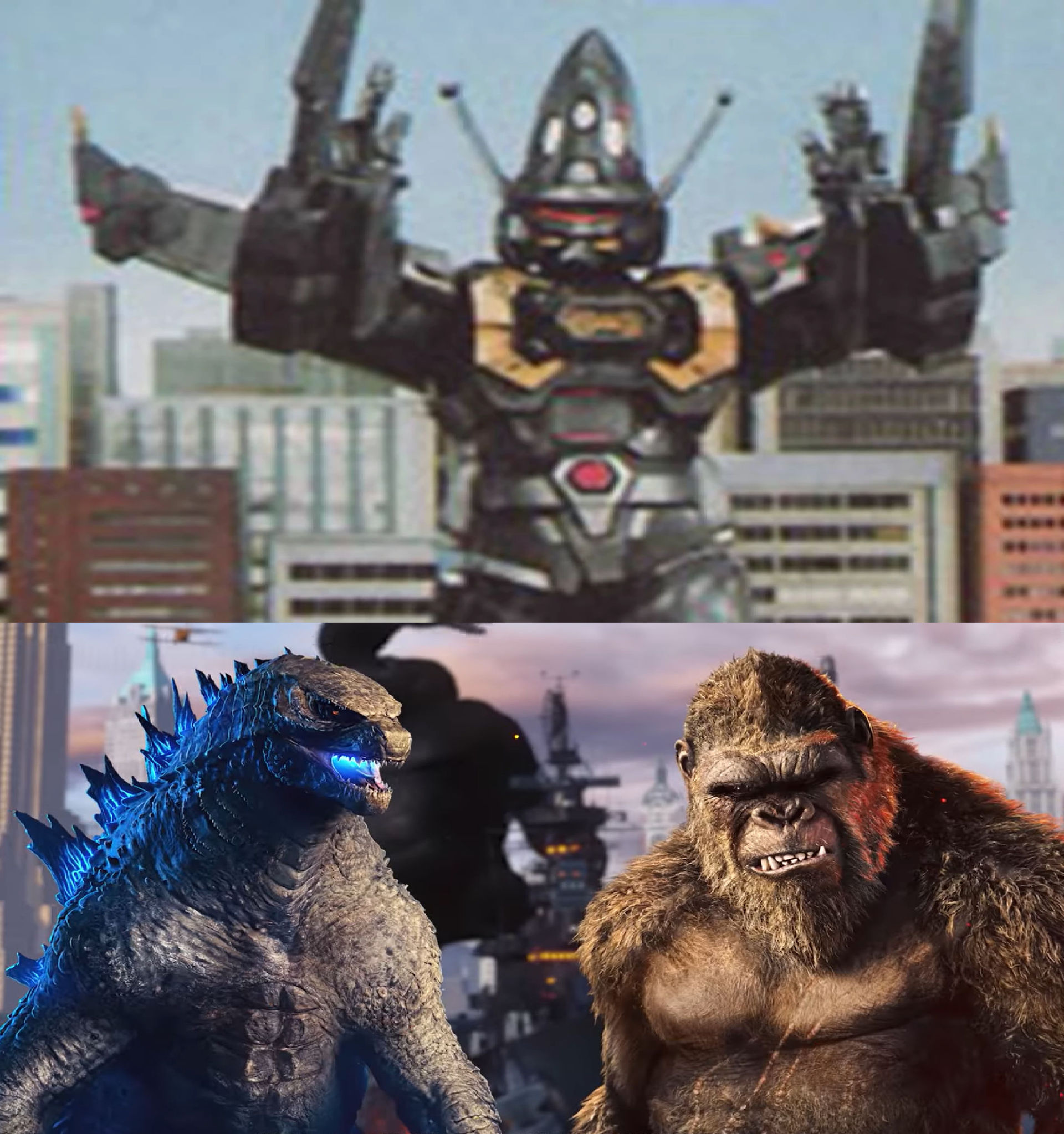 Godzilla Robot Rival Godzilla and Kong vs Jet Robot by MnstrFrc on DeviantArt