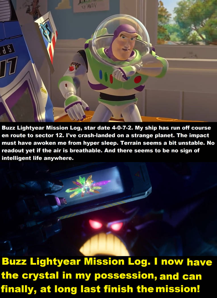 My Favorite Buzz Lightyear Mission Logs by MnstrFrc on DeviantArt