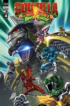 Godzilla vs MMPR II 2nd Cover