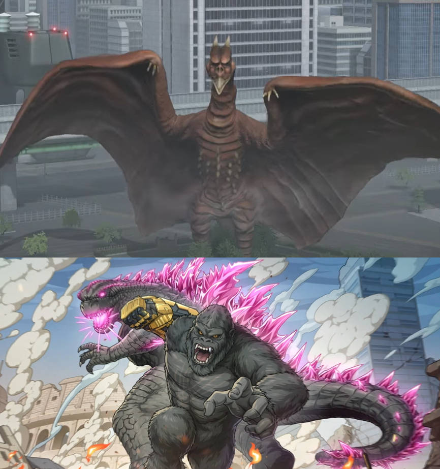 Godzilla x Kong vs Rodan by MnstrFrc on DeviantArt