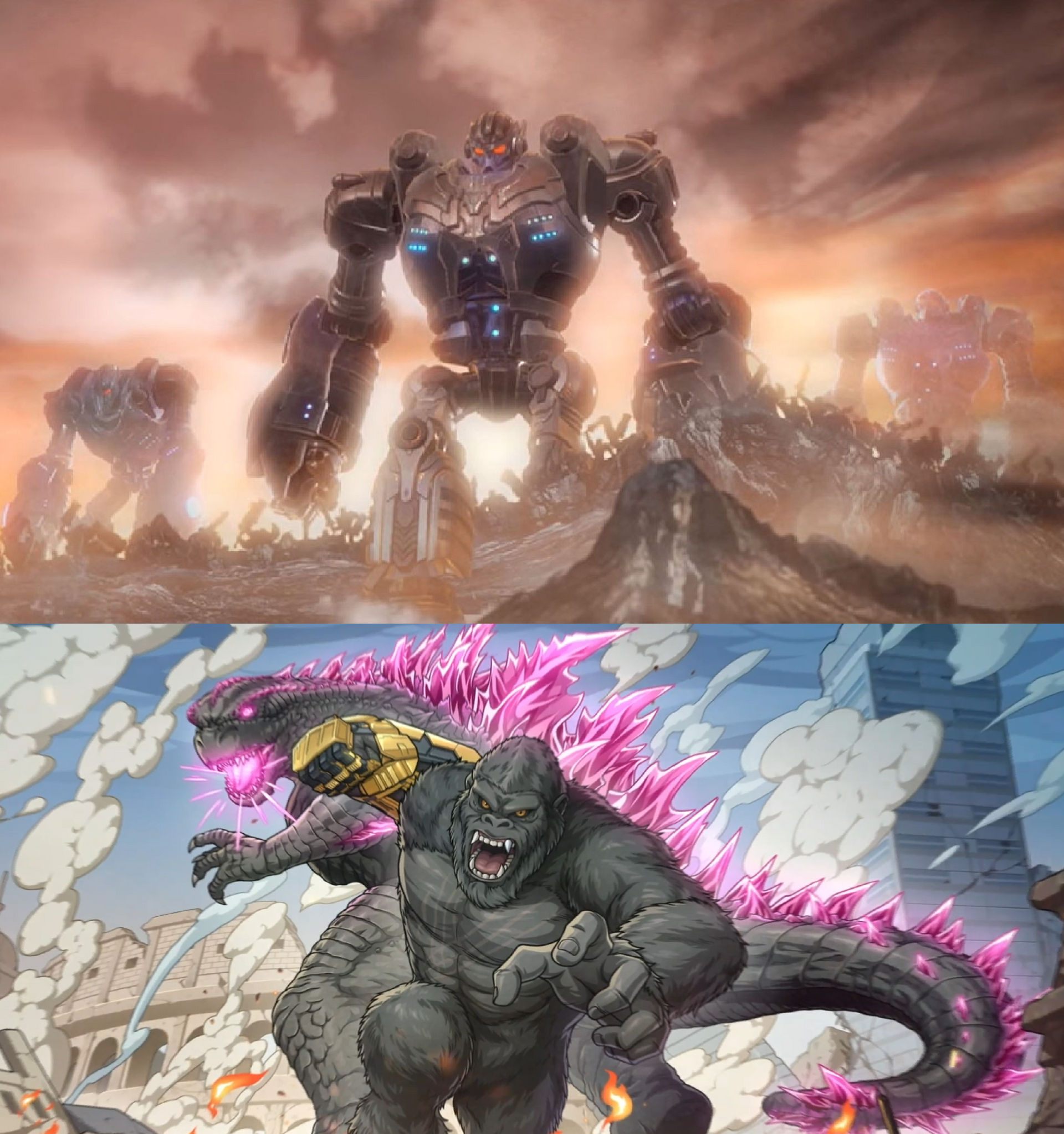 Godzilla Robot Rival Godzilla x Kong vs Titan Robots by MnstrFrc on DeviantArt
