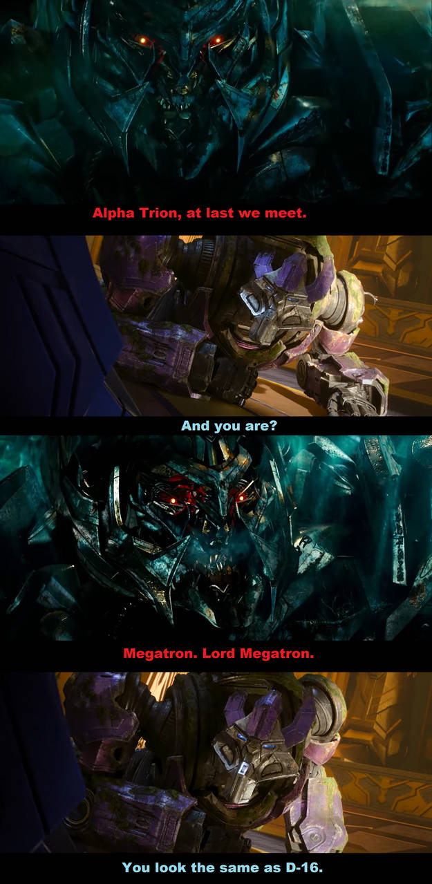 Alpha Megatron Alpha Trion meets Megatron 2009 by MnstrFrc on DeviantArt