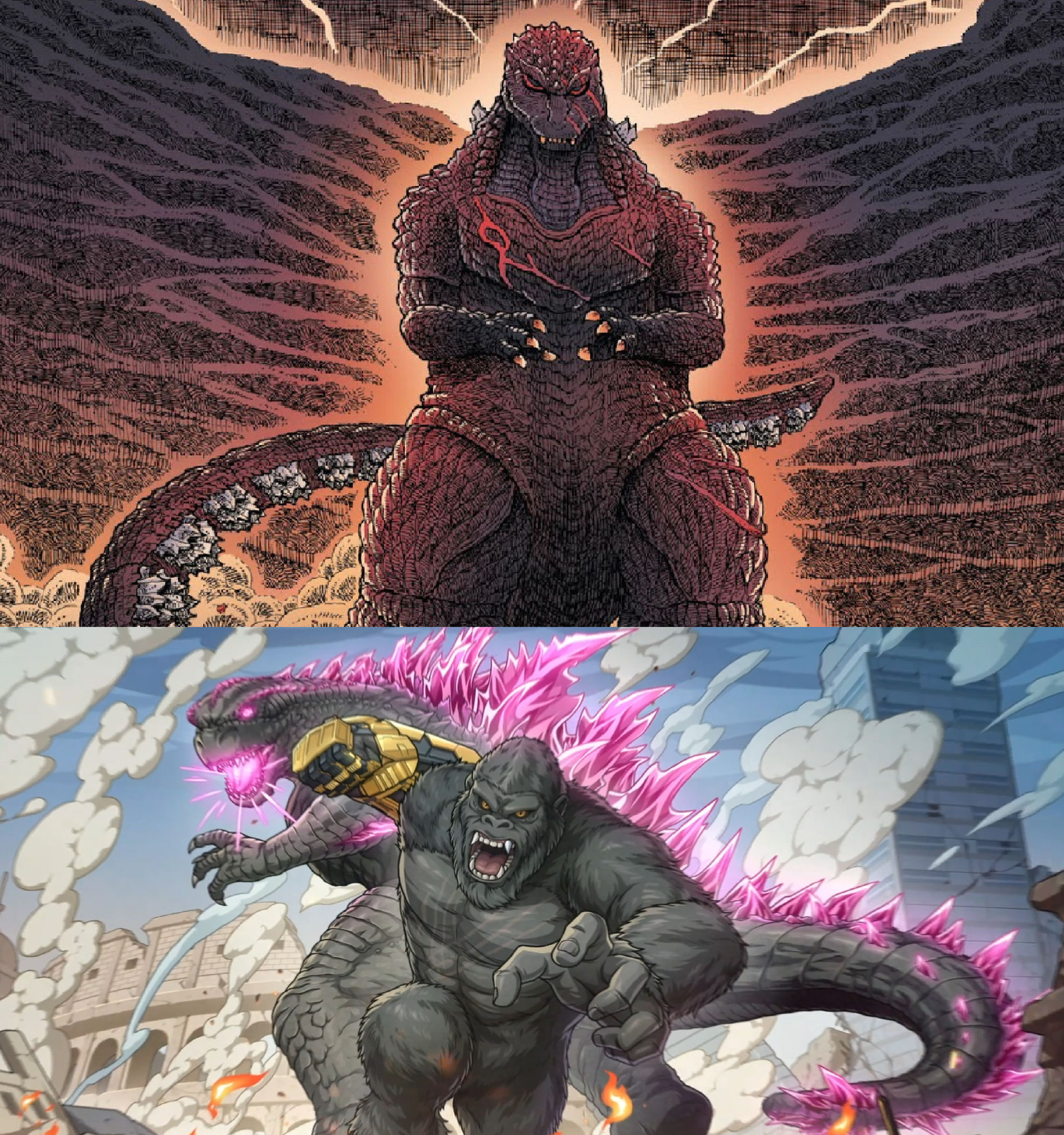 Godzilla X Kong Vs Doppelganger Demon By MnstrFrc On DeviantArt godzilla-x-kong-vs-doppelganger-demon-by-mnstrfrc-on-deviantart
