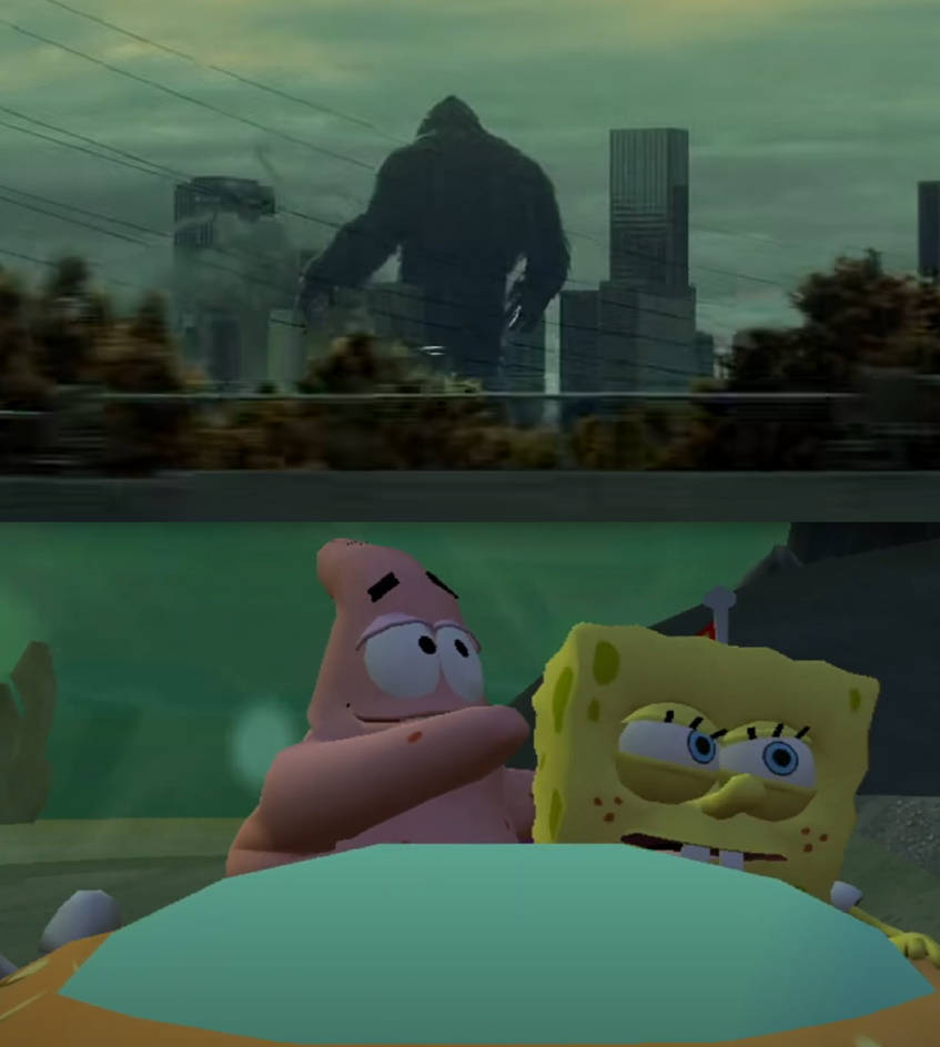 Patrick Rampage Spongebob and Patrick see Kong's on a rampage! by MnstrFrc on DeviantArt