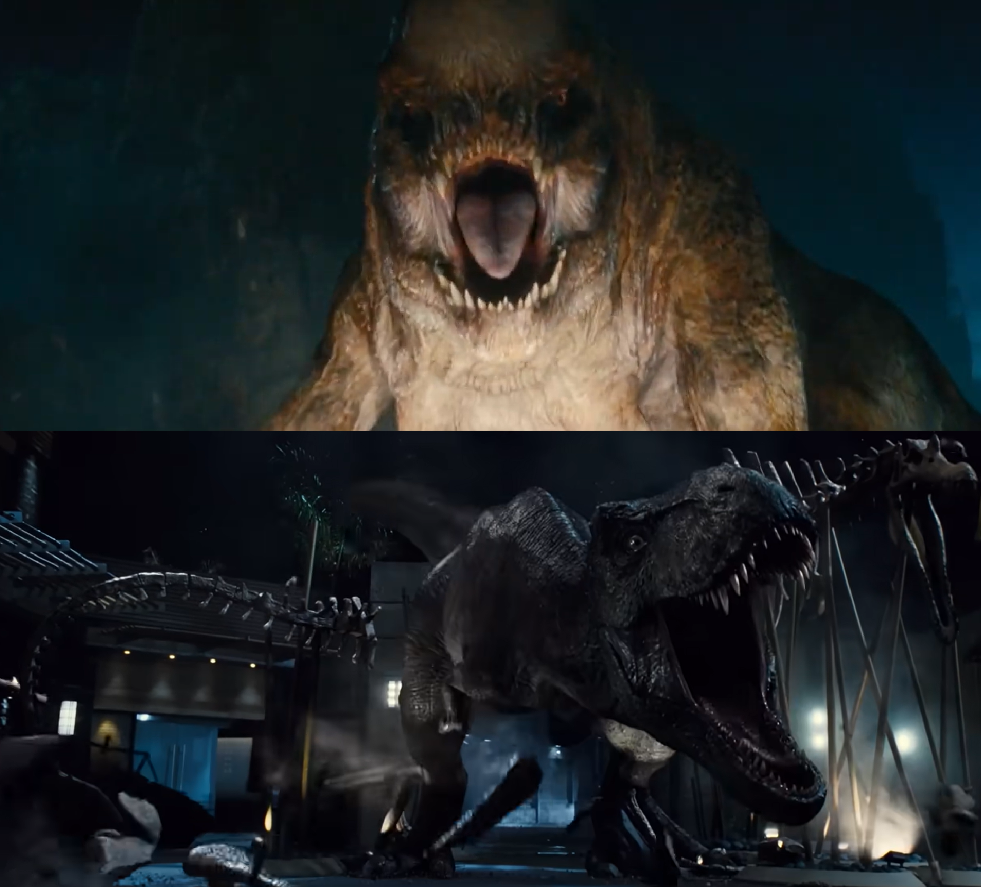 Rexy vs Distortus Rex by MnstrFrc on DeviantArt