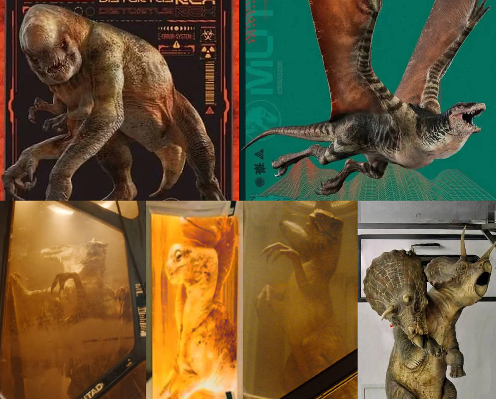 Jurassic World Rebirth Mutant Dinosaurs by MnstrFrc on DeviantArt