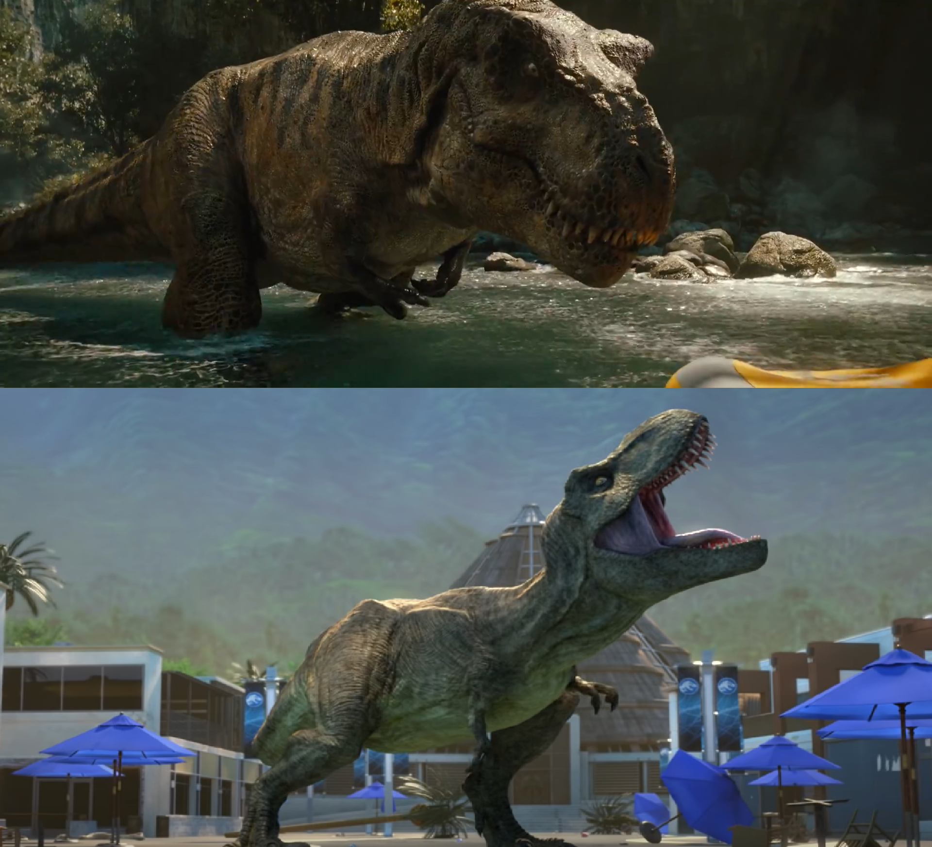 Ember vs Rexy by MnstrFrc on DeviantArt