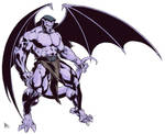 Gargoyles Goliath Color by garnabiuth