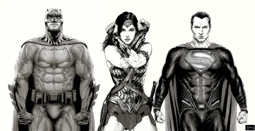Batman V Superman Dawn of Justice Trinity by garnabiuth on DeviantArt