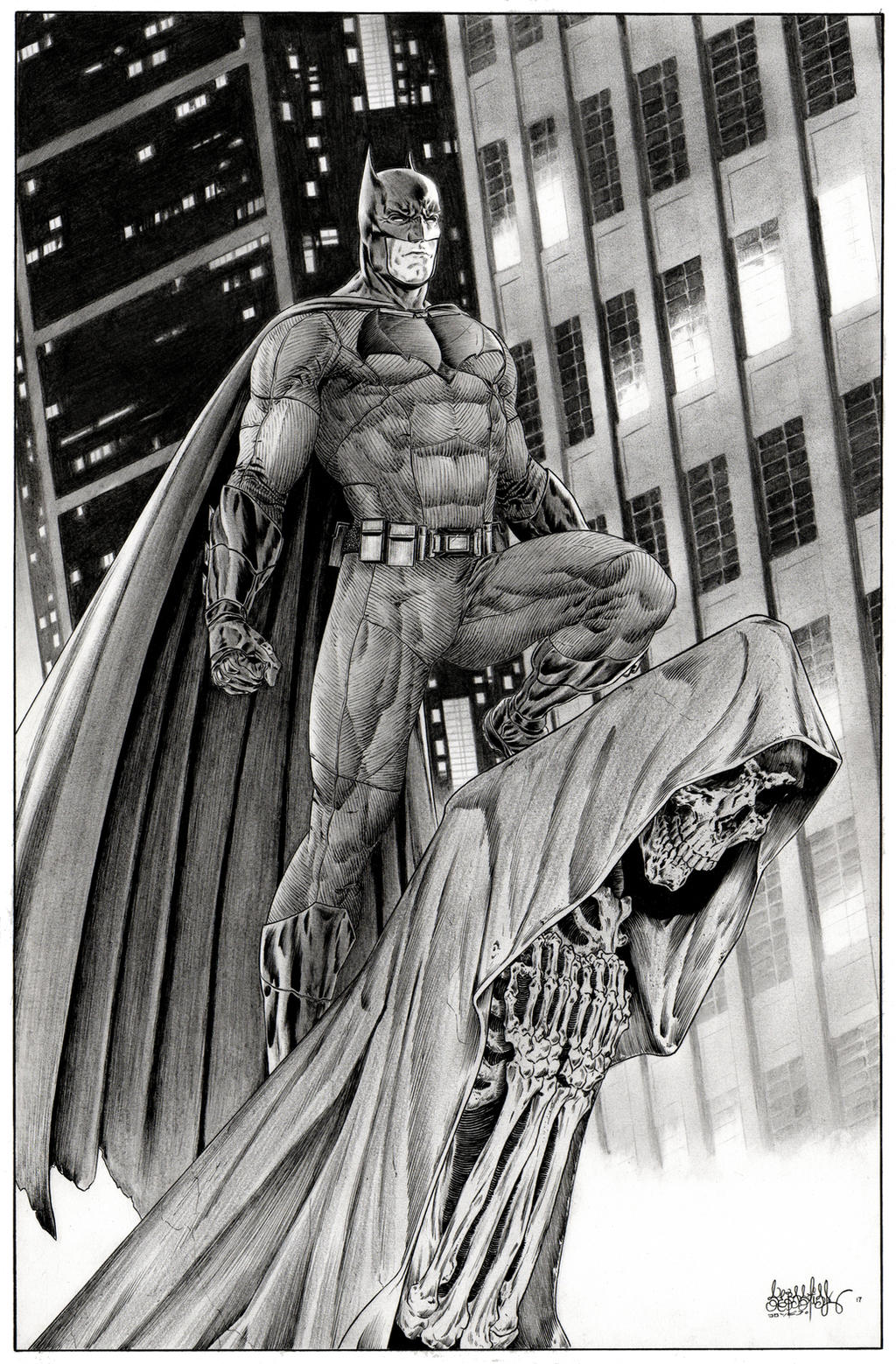 Batman on Gargoyle BVS