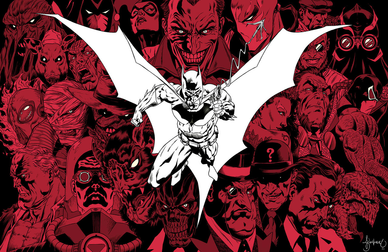 Dc Batman Rouges The Batman Rogues Gallery RED by garnabiuth on DeviantArt