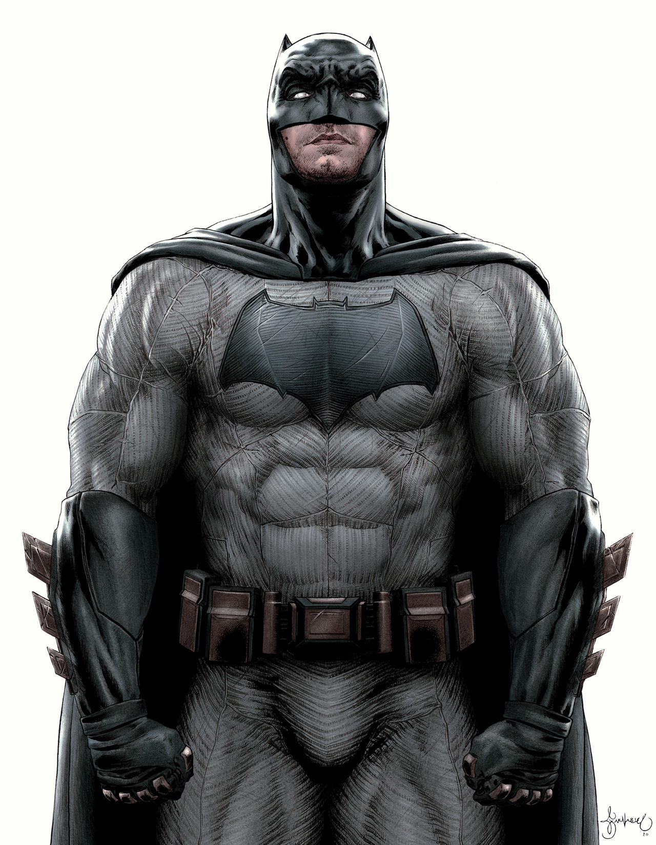 Batman V Superman Batman color by garnabiuth on DeviantArt