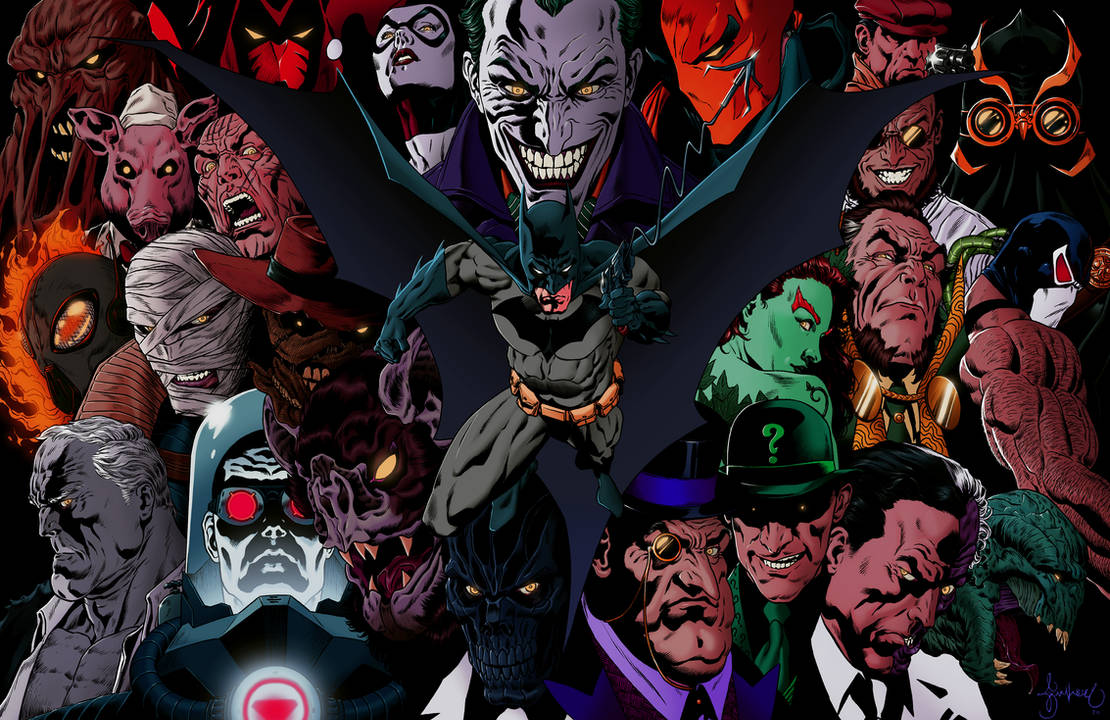 The Batman Rogues Gallery full color by garnabiuth on DeviantArt