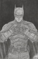 The Batman Ready To Fight pencils