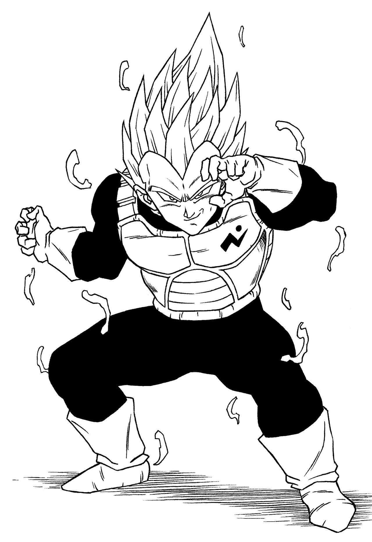 Vegeta Super Saiyan Blue by garnabiuth on DeviantArt
