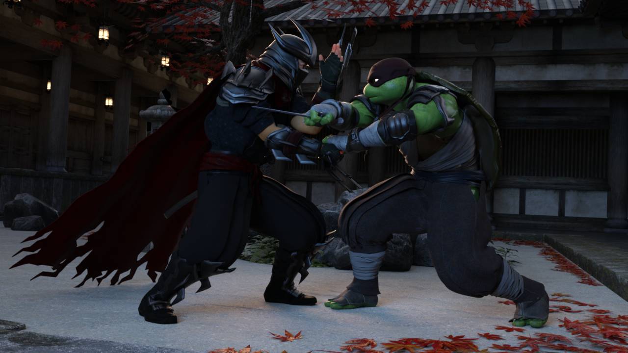 Shreader Fight Raphael vs Shredder Fight by Sinned1990PD on DeviantArt