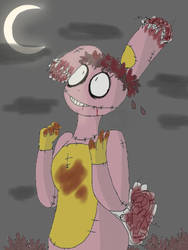 BloodyCotton loves her dead flowers