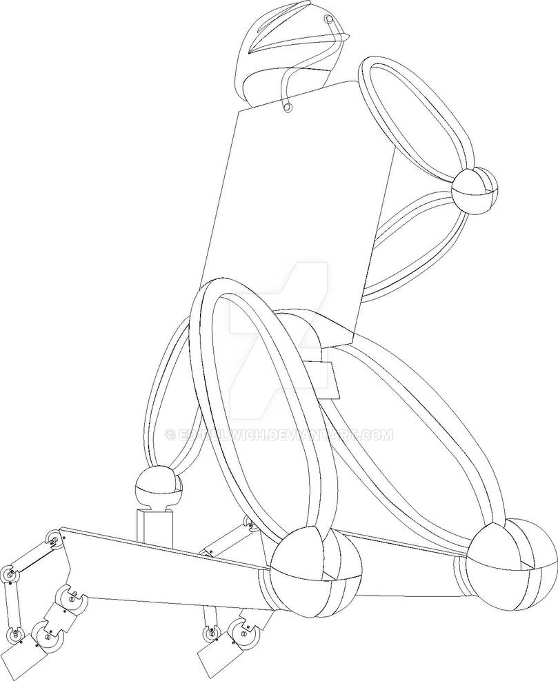 Free Dark Ride Line Drawing ENGINEERED.TO.RIDE. Line Art by Ed-Dulwich on DeviantArt