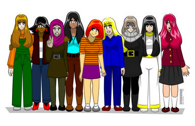 9 Girls by Kitschensyngk