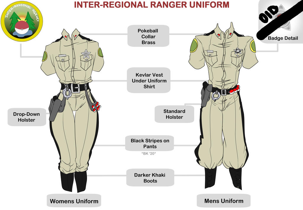:Inter-Regional Agency 'Ranger' Uniform: by BladeKat on DeviantArt