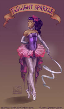 Twilight Sparkle vintage humanization