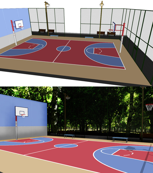 Mmd Stage Dl Basketball Court By Shyuugah On Deviantart