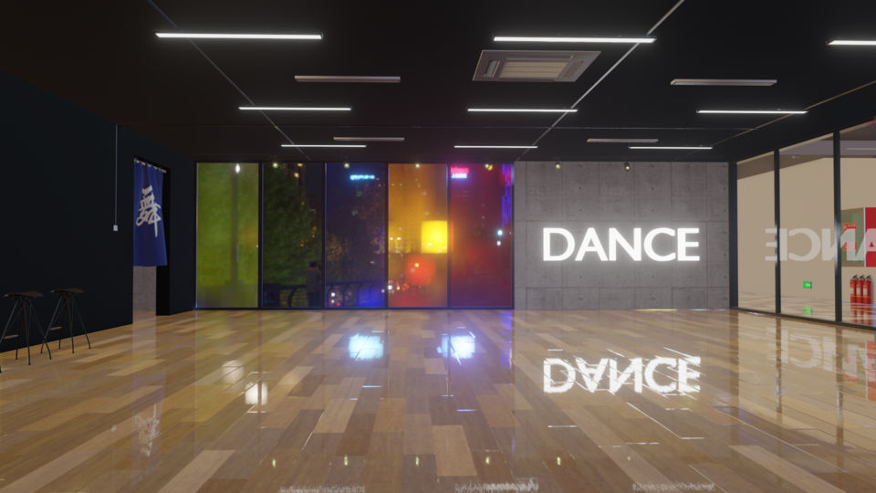 MMD Stage DL | Dance practice room V1.01 by Shyuugah on DeviantArt
