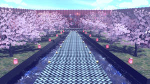 MMD Stage DL | Sakura no Michi Stage Kai