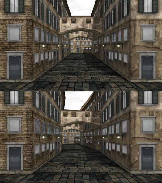 MMD Stage DL | TwoTypes of EuropeanStyle BackAlley by Shyuugah on ...