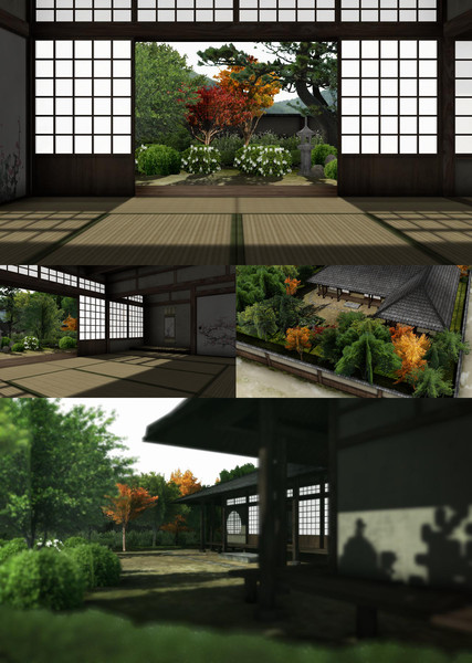 Mmd Stage Dl Samurai Residence By Shyuugah On Deviantart Mmd Stage Dl Samurai Residence By Shyuugah On Deviantart