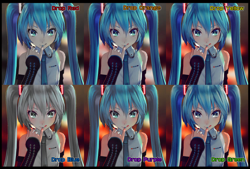 Mmd Color MMD Effect DL | Black and white only specificColor by Shyuugah on ...