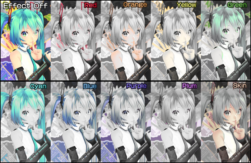 Mmd Color MMD Effect DL | Monochrome than specific colors by Shyuugah on DeviantArt