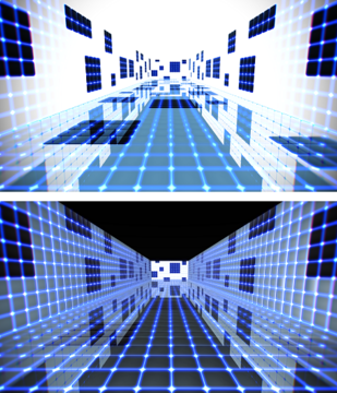 MMD Stage DL | Cyber black X white by Shyuugah on DeviantArt