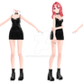 MMD Outfit + Model DL | Teto - Hex outfit