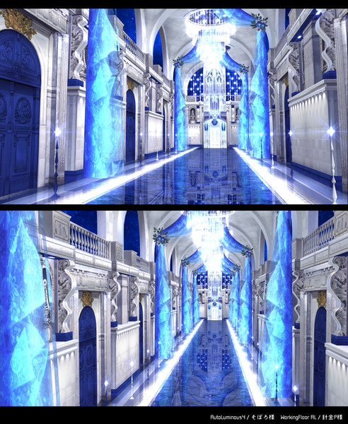 MMD Stage DL | Blue temple by Shyuugah on DeviantArt