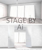 MMD Stage DL | Room with swaying curtains [moving]