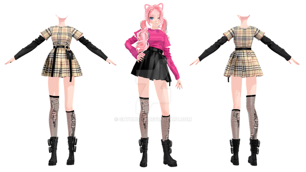 Outfit + Model DL | E-girl Style LUKA [REQUEST]
