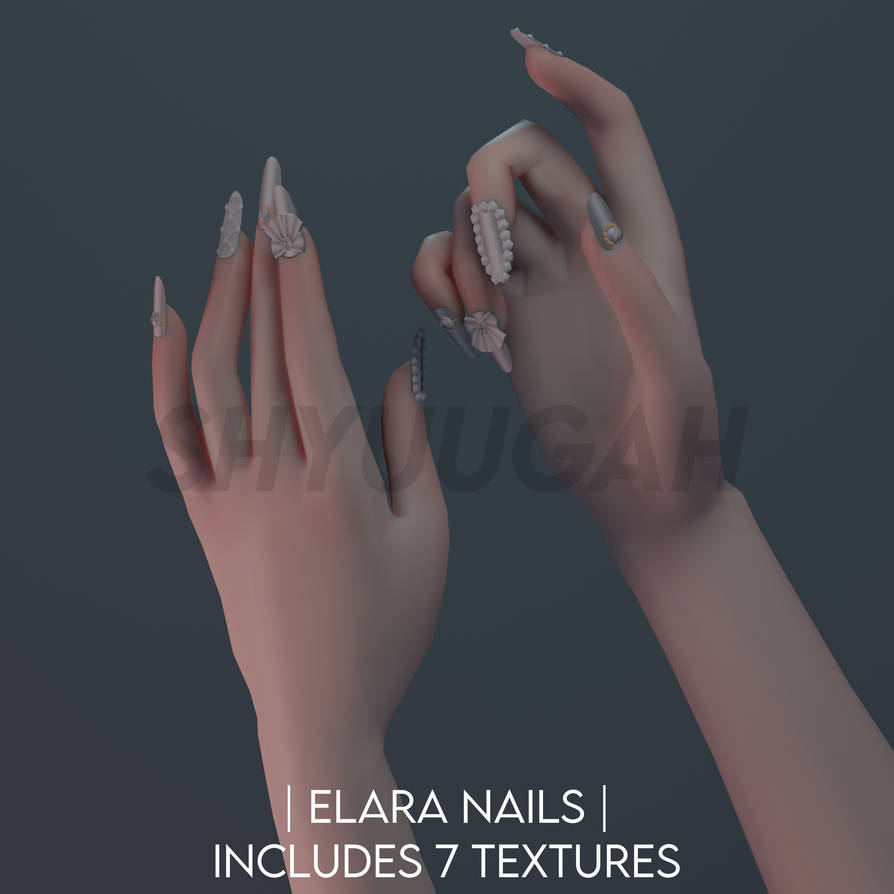 Mmd Nails MMD X Zepeto DL | Elara Nails by Shyuugah on DeviantArt