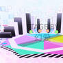 MMD Stage DL | Amber-colored intersection