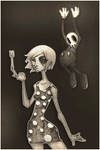 Betty Fresh and Mickey Skull by Gambear1er