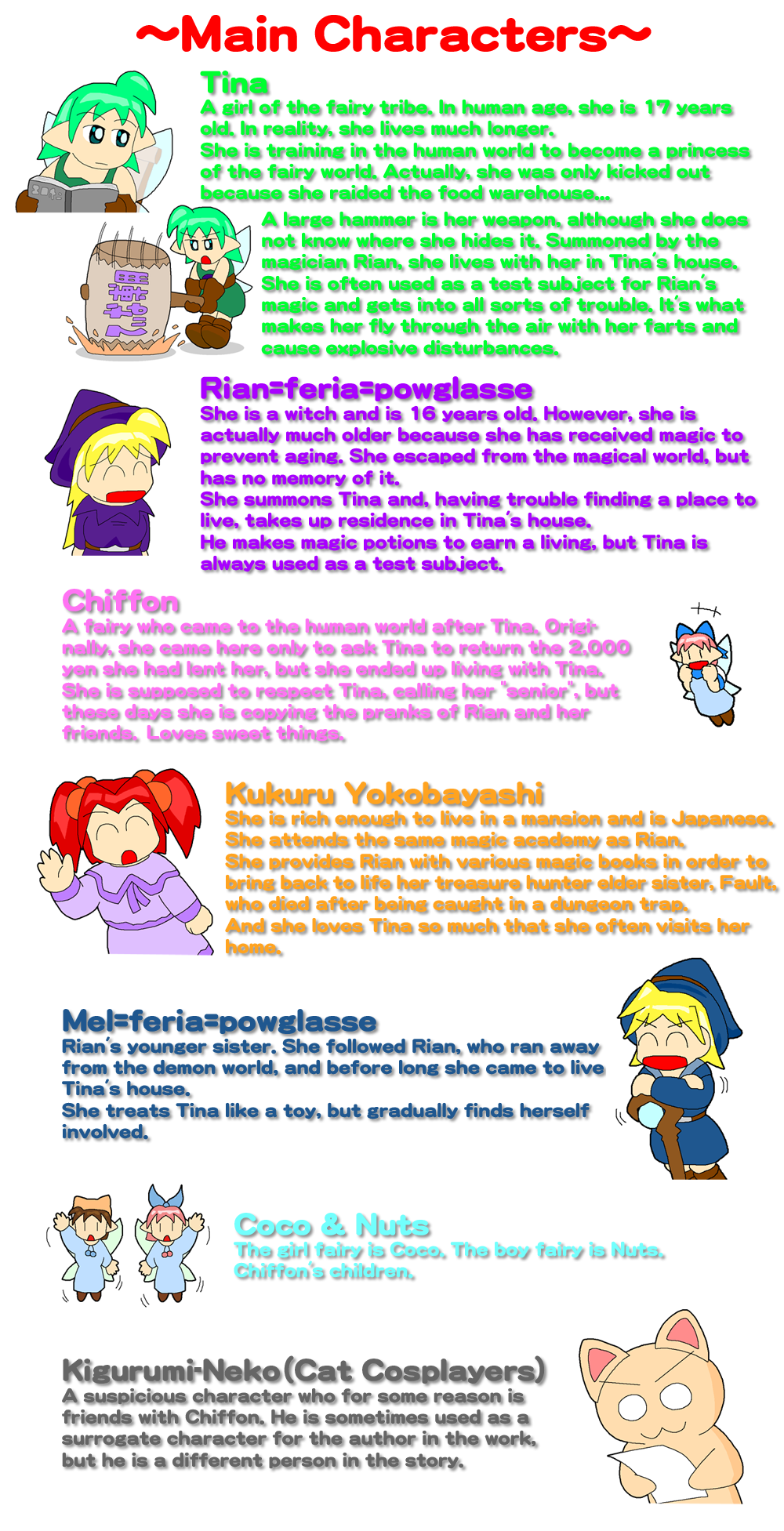 Main Character Introduction by SeijyuMorino on DeviantArt