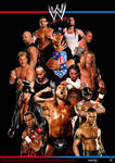 WWE Superstars Collage