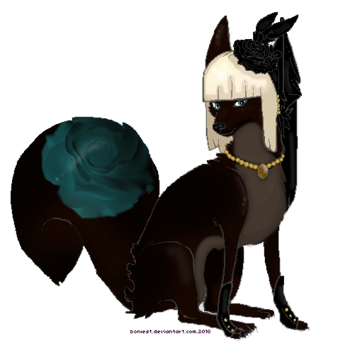 Gothic Lolita Rose Dog CUSTOM