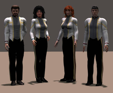 Dress Whites times 4