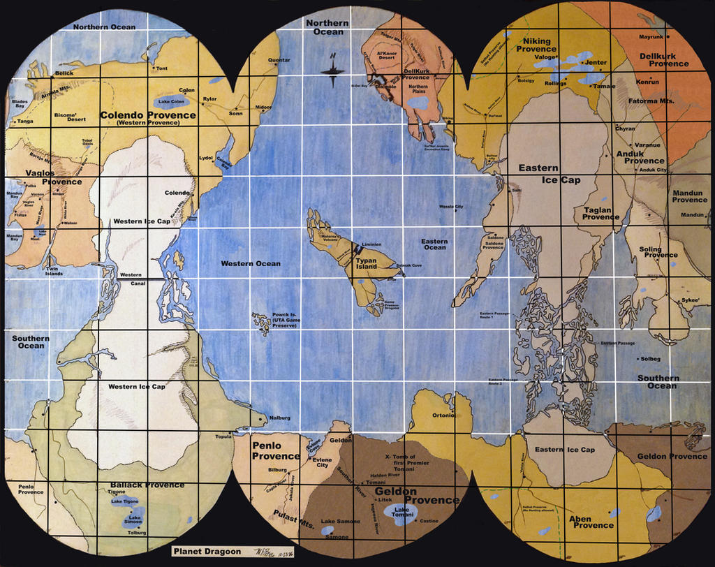 World Map- Dragoon