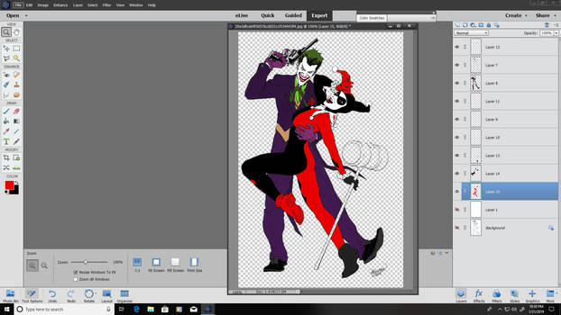 Joker and Harley- WIP